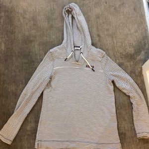 Vineyard Vines- navy and white striped hoodie